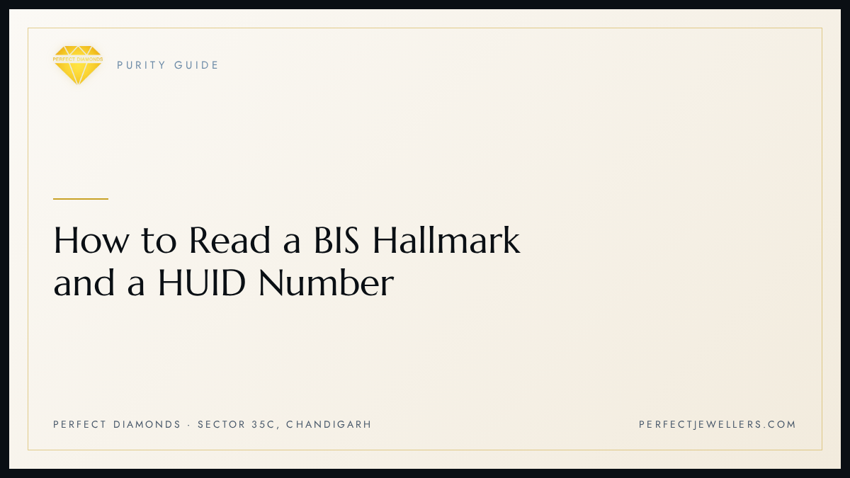 How to read a BIS hallmark and HUID number