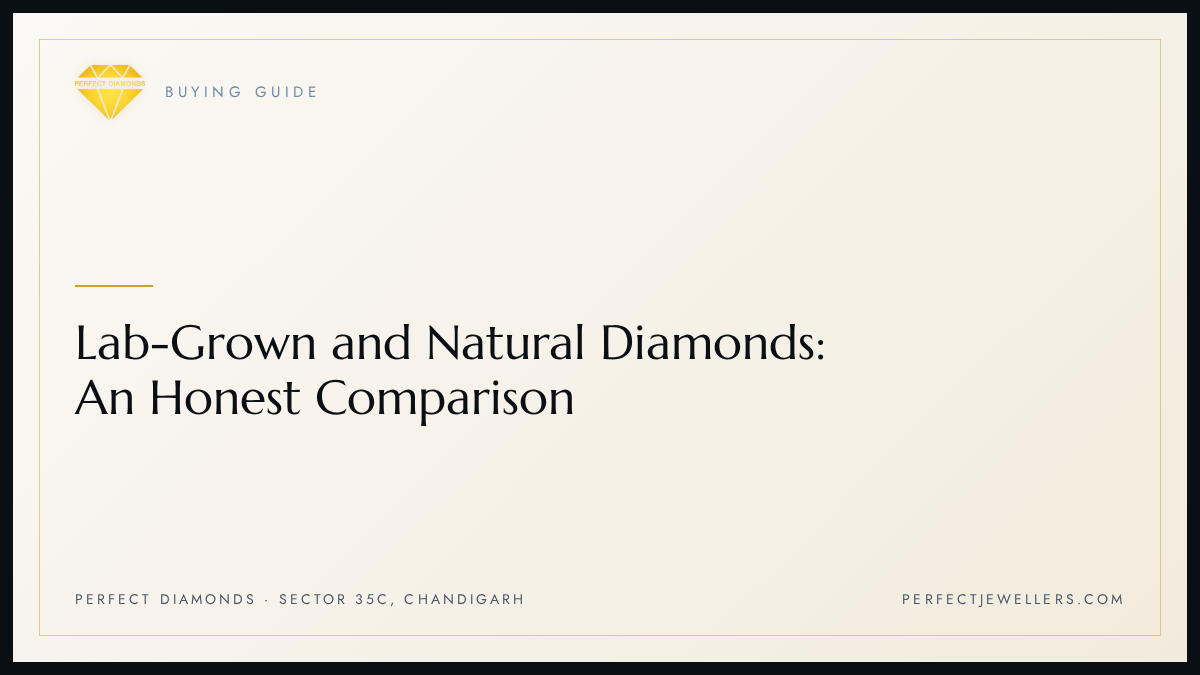 Lab-grown and natural diamonds comparison